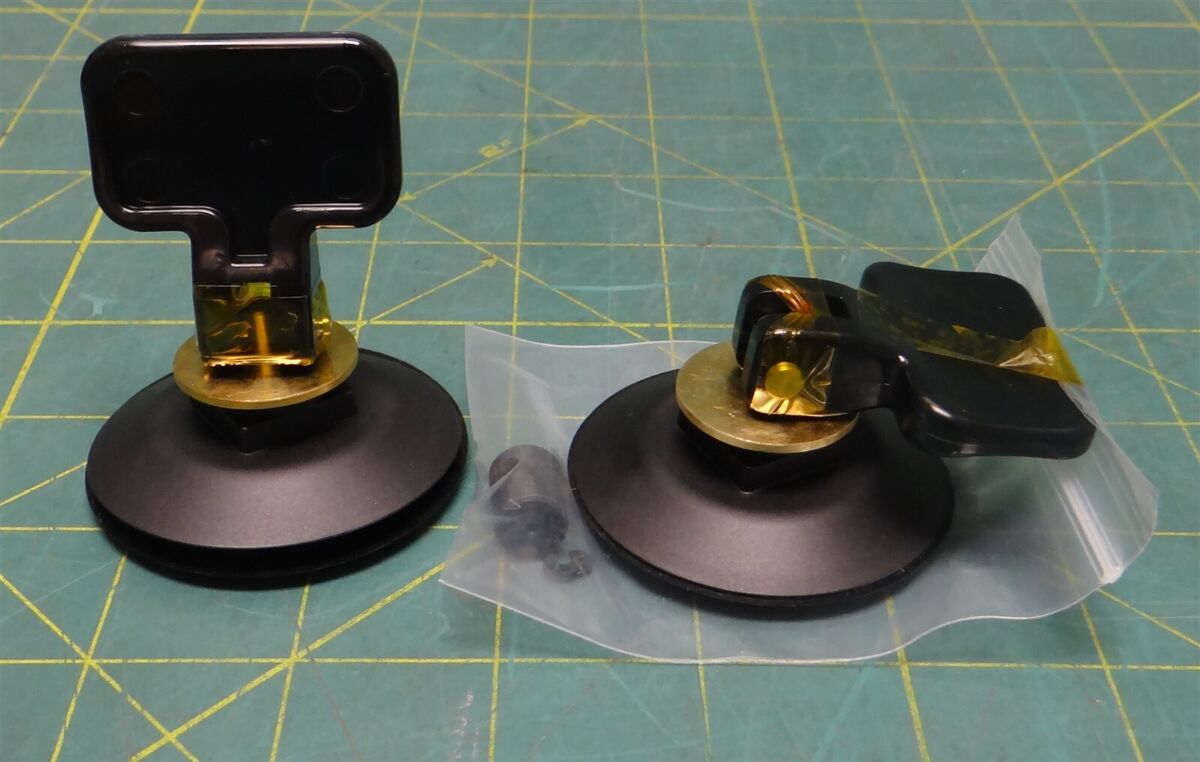 (2 Pack) Heavy Duty Industrial Suction Cups Glass Lifter Rubber Plastic 15lbs