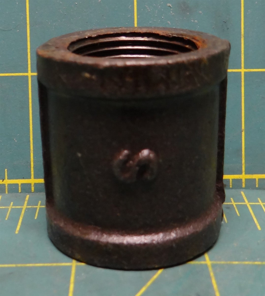 3/4" Black Malleable Iron Coupling FNPT Pipe Fitting 
