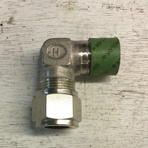 Hoke Gyrolok 8LM6-SS Male Elbow , 1/2" Tube X 3/8" Male NPT Fitting
