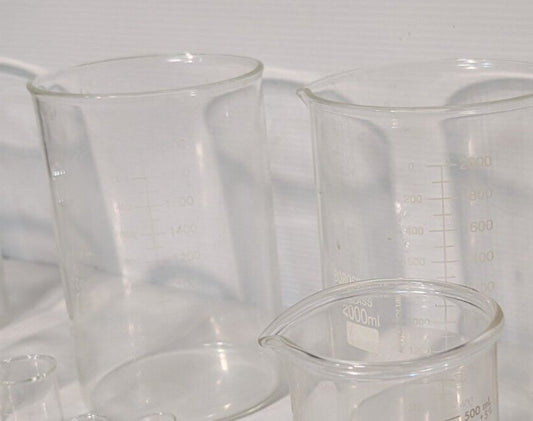 2000mL Borosilicate Glass Low Form Dual Scale Beakers