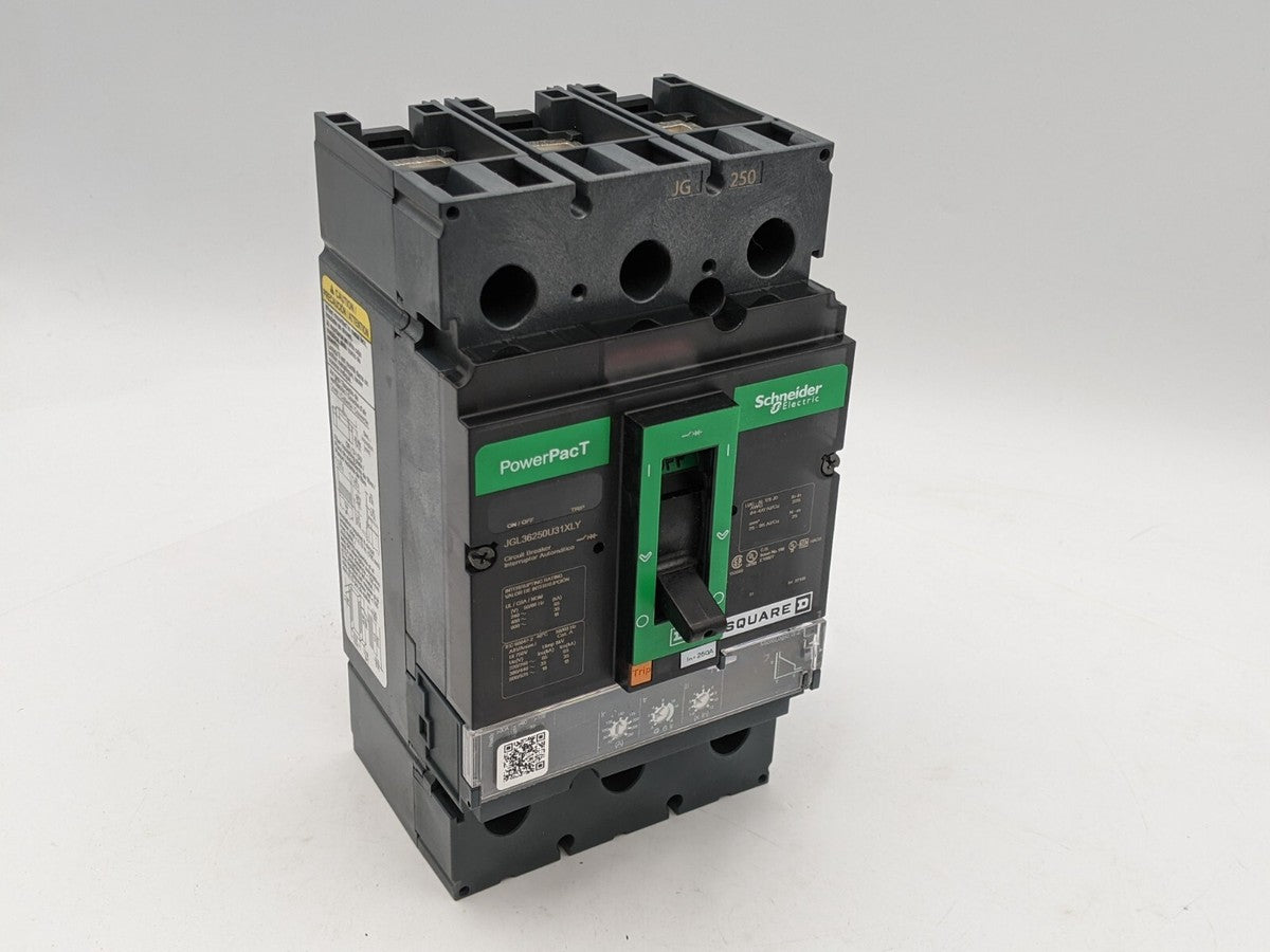 Schneider Electric JGL36250U31XLY Bolt-On Circuit Breaker 250A 600V 3P 3PH JGL