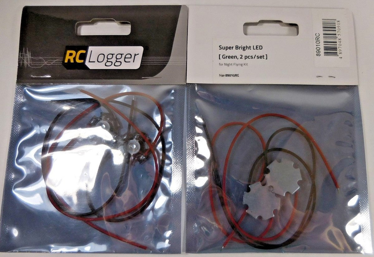 RC Logger 89010RC Green LED Lights (2 PCS Set)