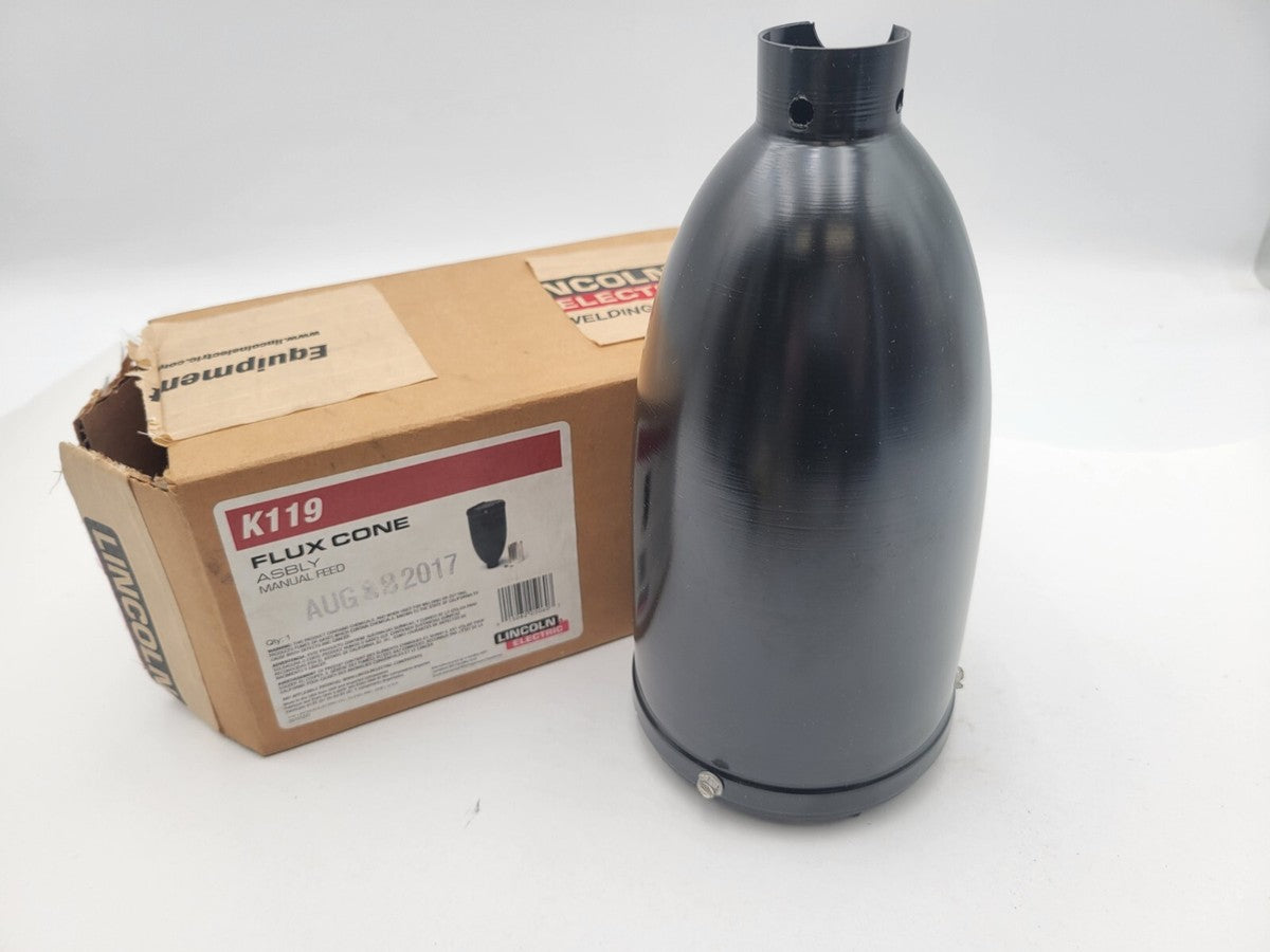 Lincoln Electric K119 Flux Cone Assembly Manual Feed for K113-1/K113-2 Weld Guns