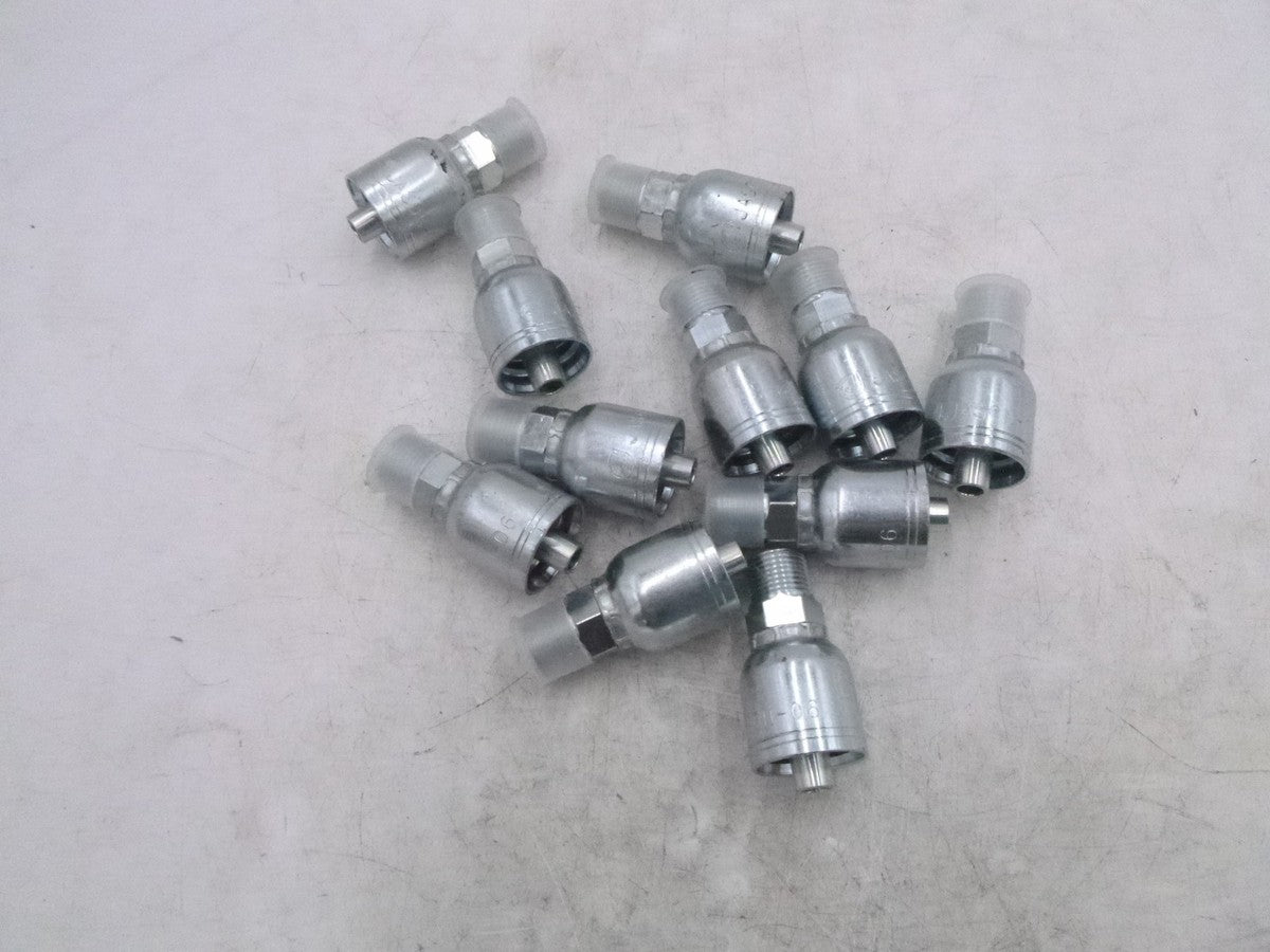 11 Pack Jason Female Swivel 45° Flare Straight Hydraulic Hose Coupling