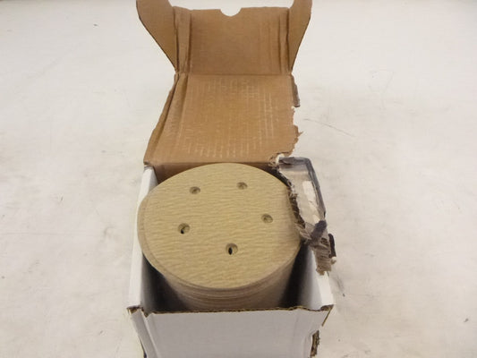 100 Pack Uneeda 5"x 5 Hole Sanding Discs M-164292 EKASTORM Hook & Loop