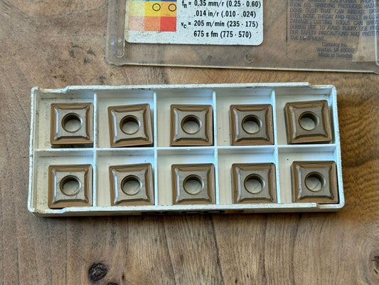 10 Pack NEW SECO SNMG 120408-M5 TP3000 432-M5