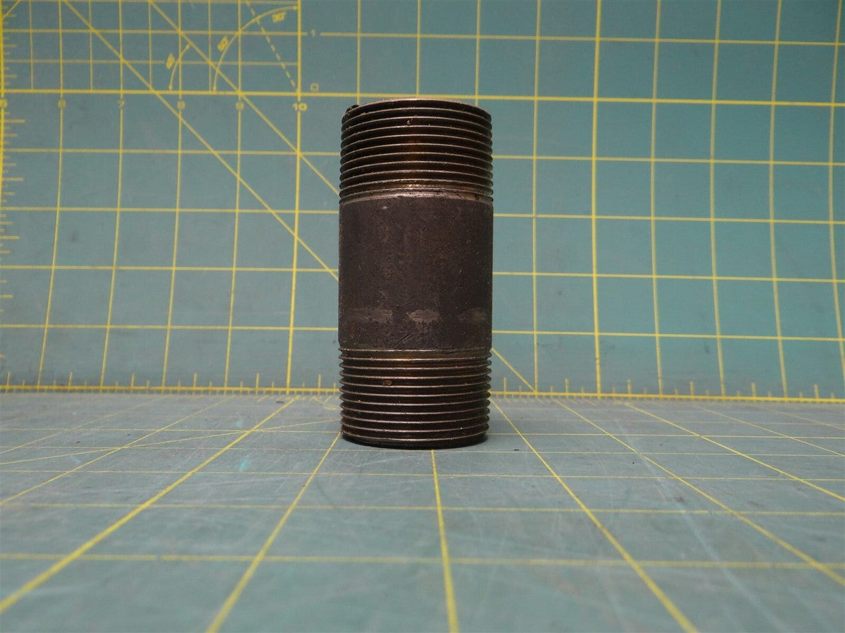 1 1/2" x 3 1/2" Pipe Fitting Nipple MNPT Steel Tapered Threaded Sch 40 Welded