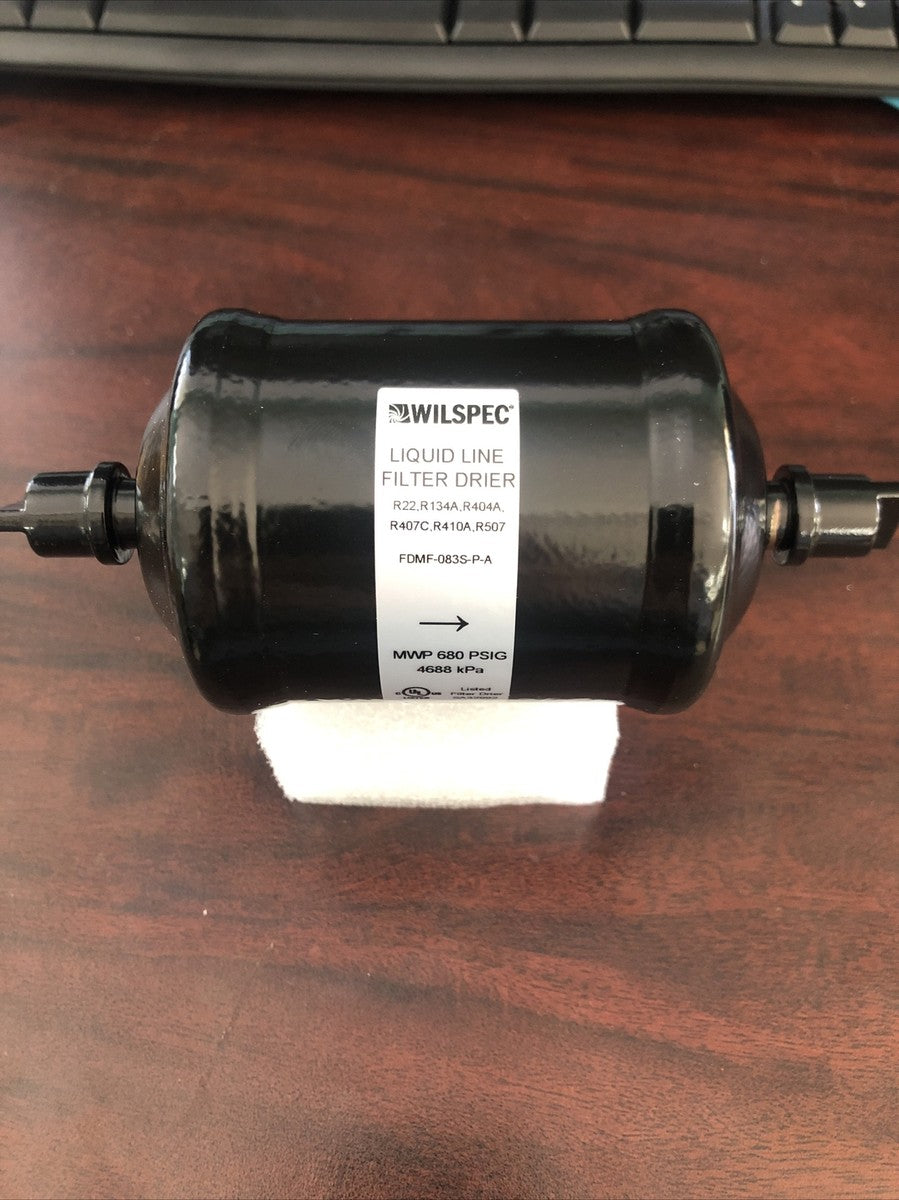 (Case Of 25) Wilspec FDMF-083S-P-A Liquid Line Filter Drier 3/8" ODF
