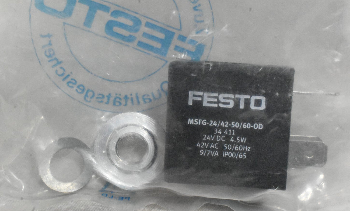 Festo MSFG-24/45-50/60-OD Solenoid Coil New