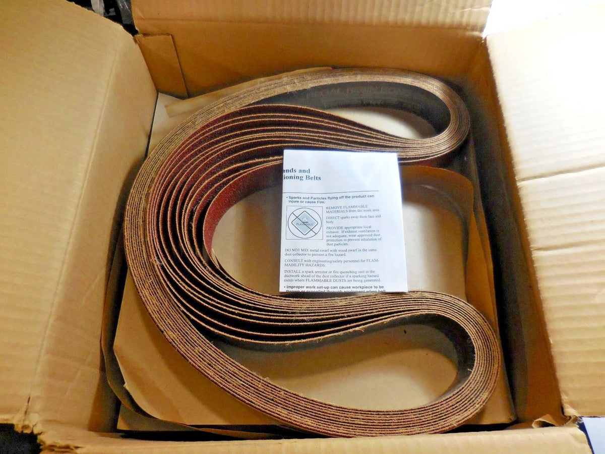 3M 963H Regal RB Cloth Belts (1-5/8" x 60", 40 Grade, Film LOK) Box of 50- "NEW"