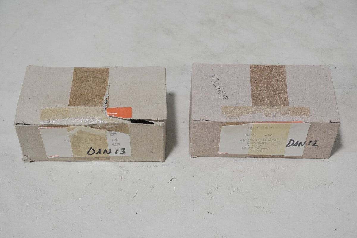 Lot of 10 Bussmann 171 A 4209 fuses, 25A, 500V, universal, 171A4209, DIN 00
