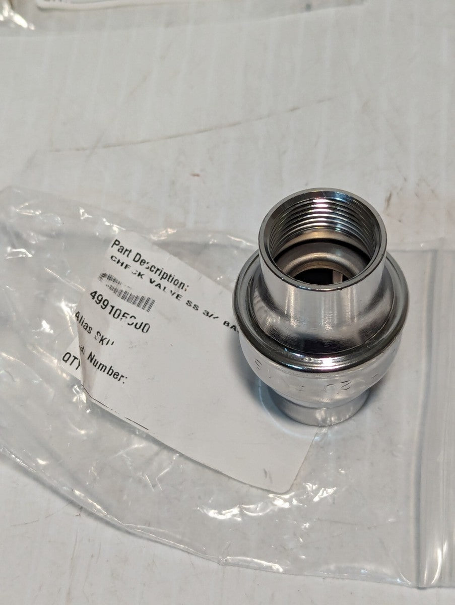499105000 Stainless Steel Check Valve 3/4 BA35-20 0.03-16bar