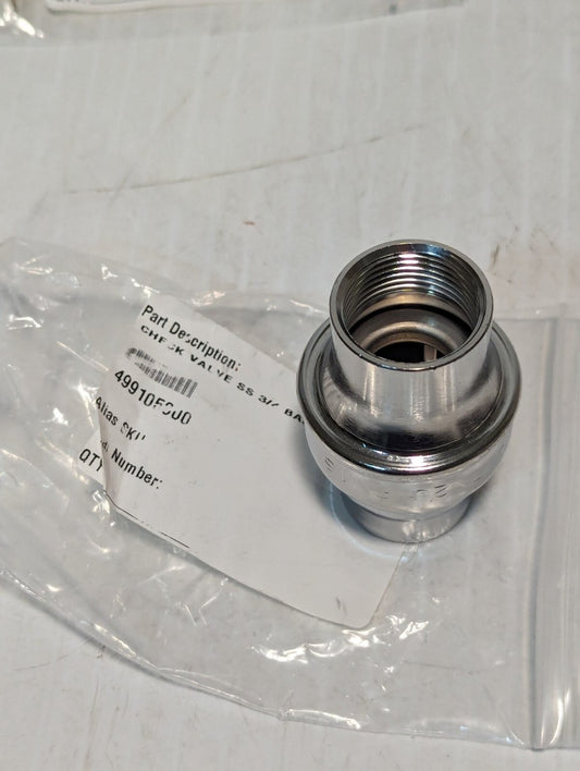 499105000 Stainless Steel Check Valve 3/4 BA35-20 0.03-16bar