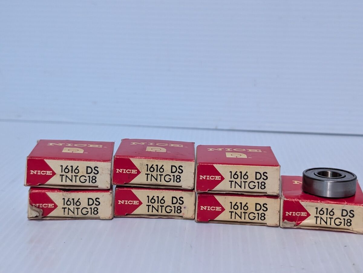 Lot of 7 Nice 1616DSTNTG18 Ball Bearing Shields - Free Returns
