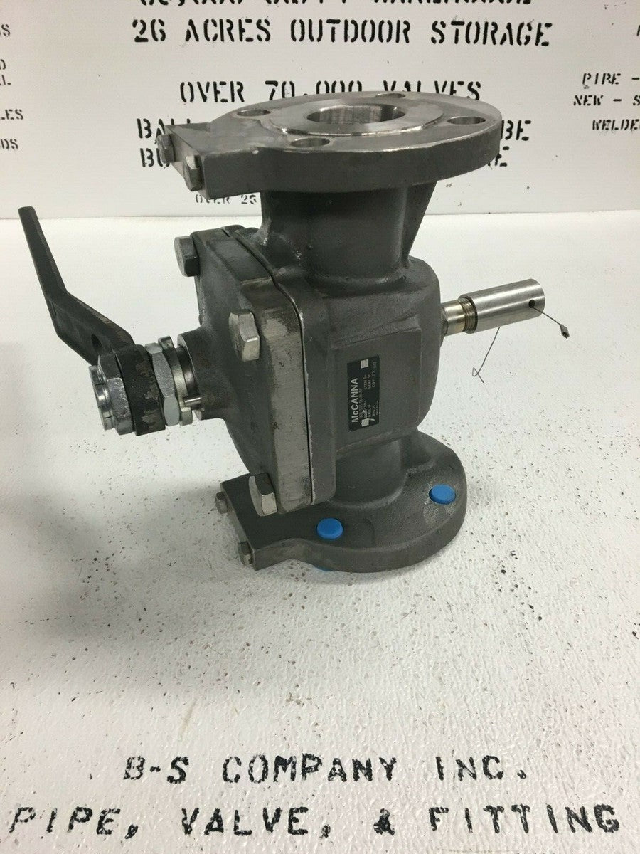 Ball Valve MCCANNA 2" 150 Stainless Steel CF8M Metal Seated Full Port Top Entry