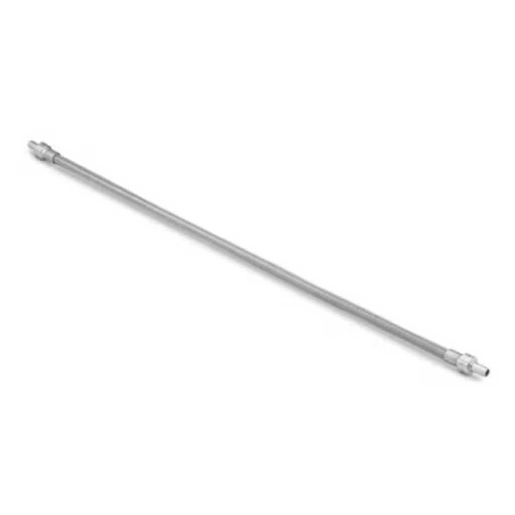SWAGELOK SS-4BHT-12, 1/4" PTFE-Lined Stainless Steel Braided Hose Assembly