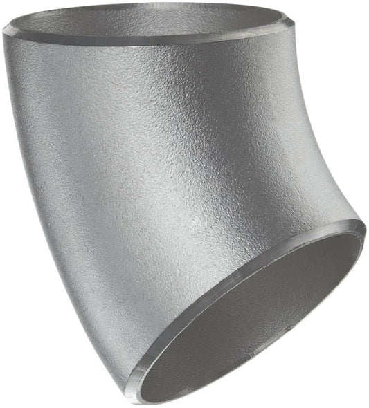 24" Schedule 40S Stainless Steel 45 Degree Elbow Beveled End Weld Pipe Fitting
