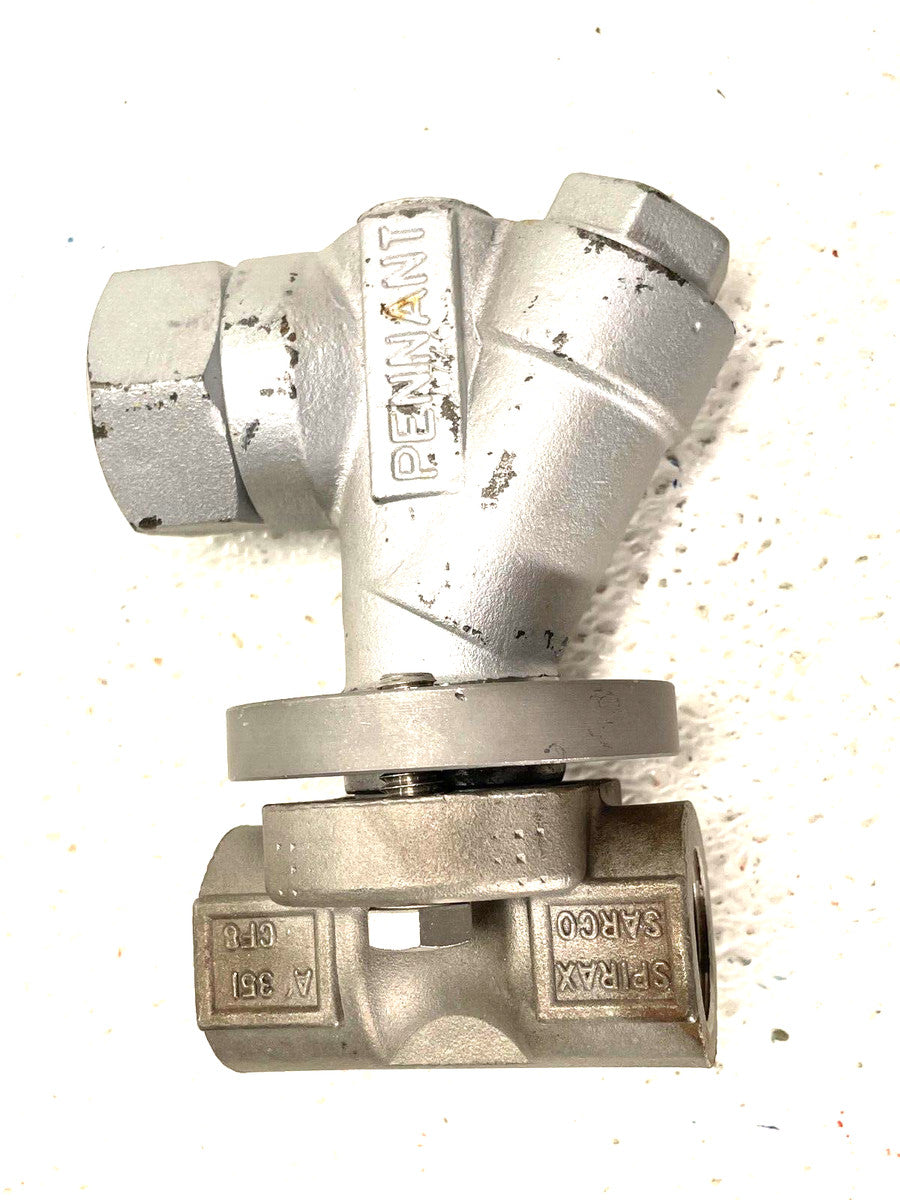 PENNANT PT18Y Thermodynamic Steam Trap with 3/4" NPT CF8 Spirax-Sarco Connector