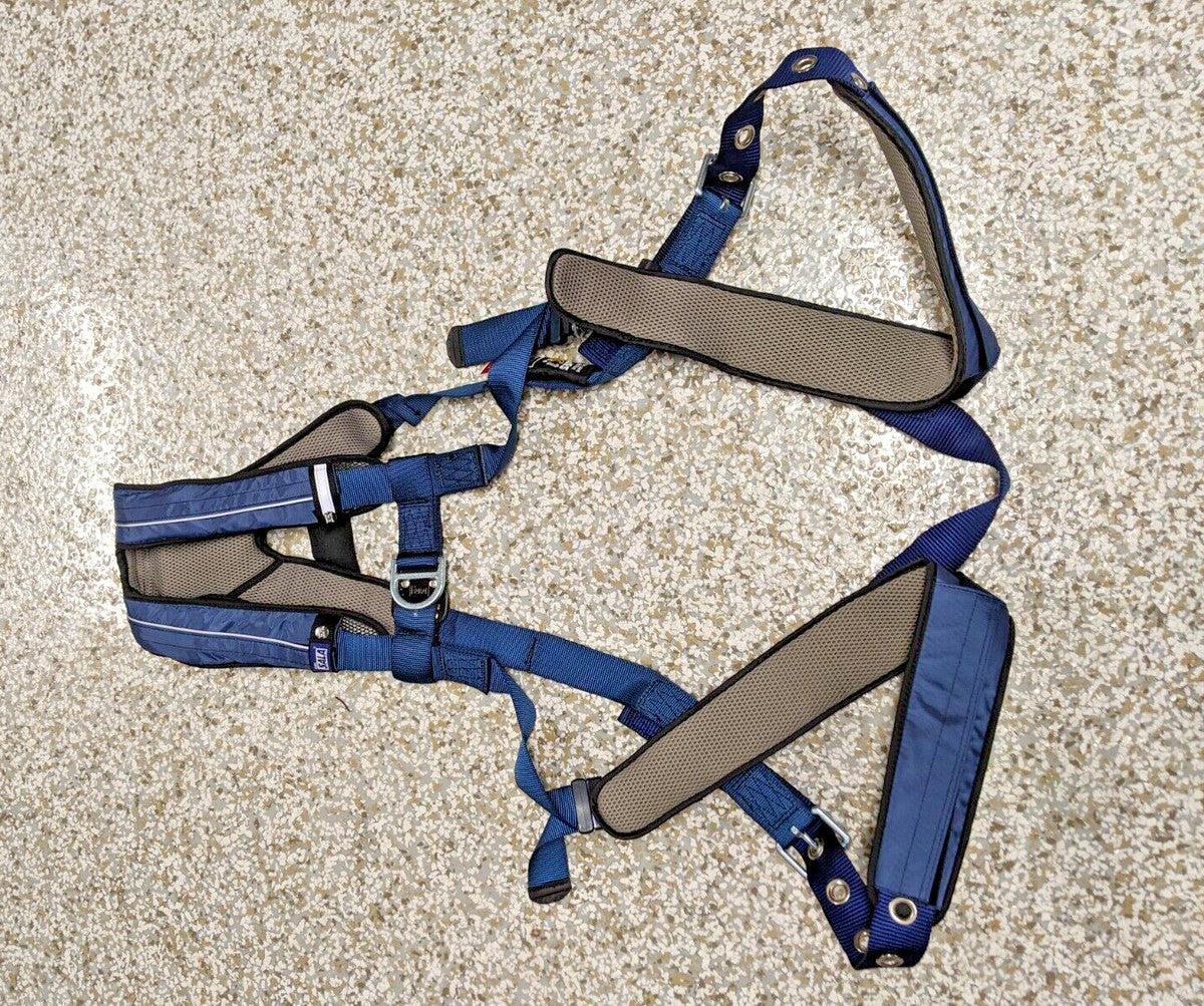 3M DBI-SALA Exofit 1110203 Fall Protection Safety Harness Extra-Large Navy Blue