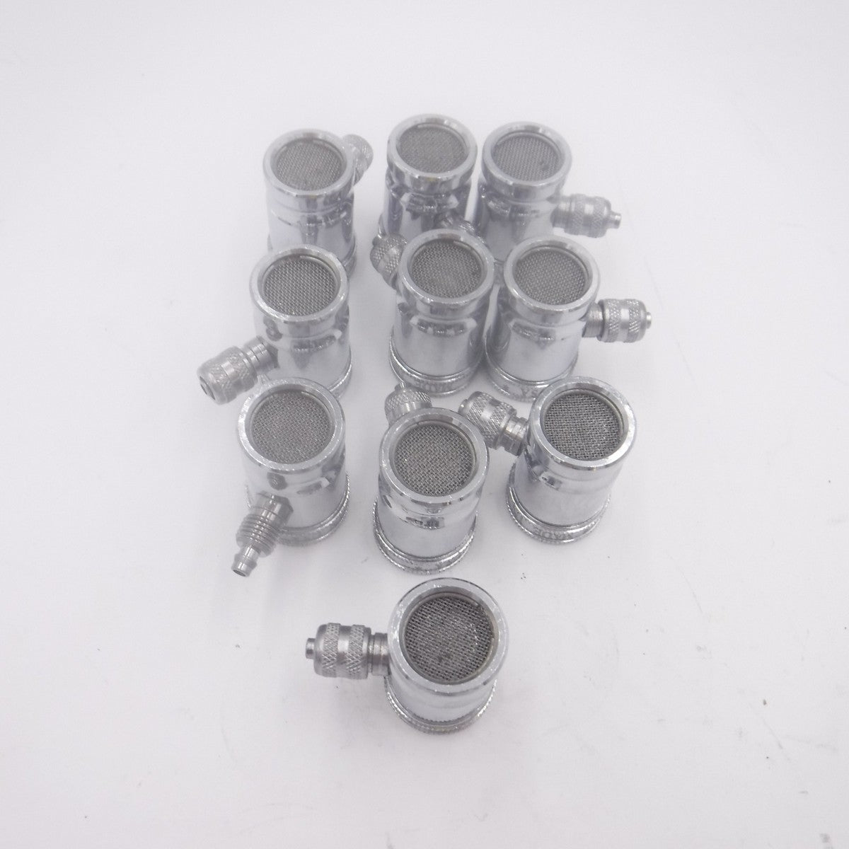 10 Pack QMP 1/4" Chrome Pull Down Compression Diverter Valves QMP502PD