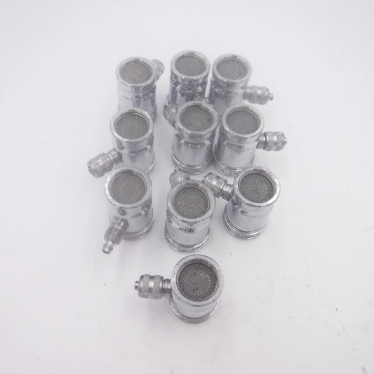 10 Pack QMP 1/4" Chrome Pull Down Compression Diverter Valves QMP502PD