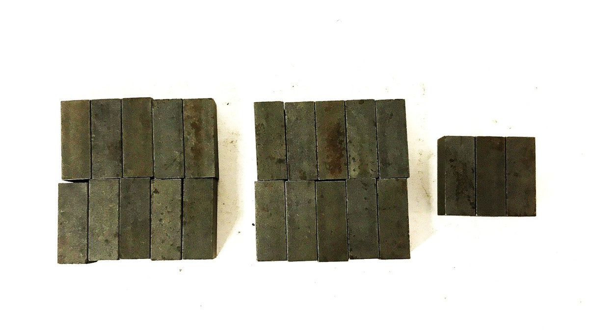 Unbranded 1/2 inch x 1 inch Square Machine Key Dowel Pin [Lot of 23] NOS
