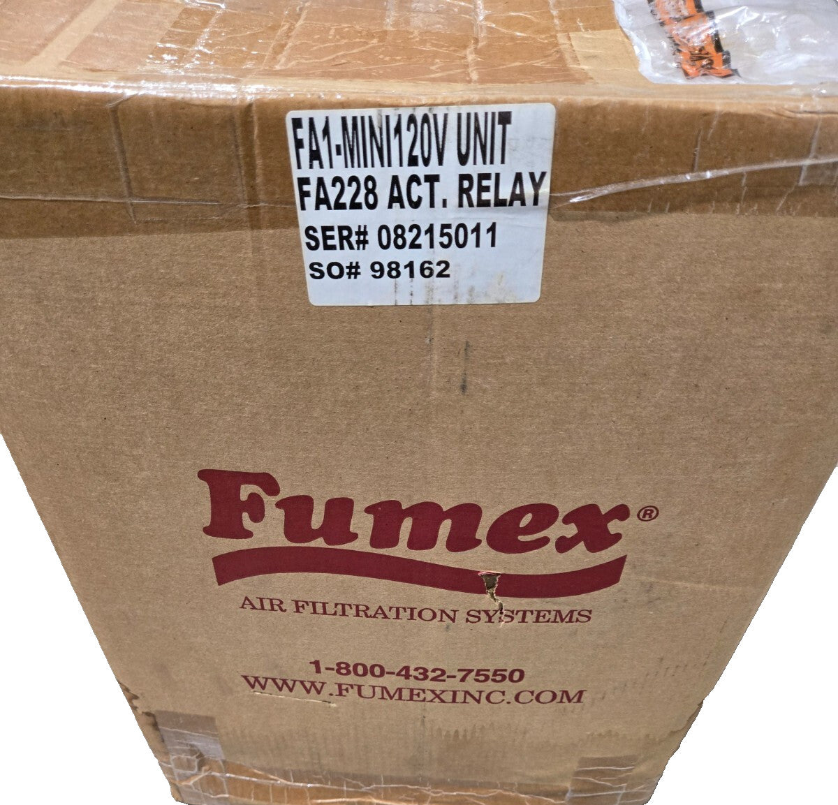 Fumex FA1-MINI Laser Fume Eliminator 120V Filter Unit NEW – SPMX ...