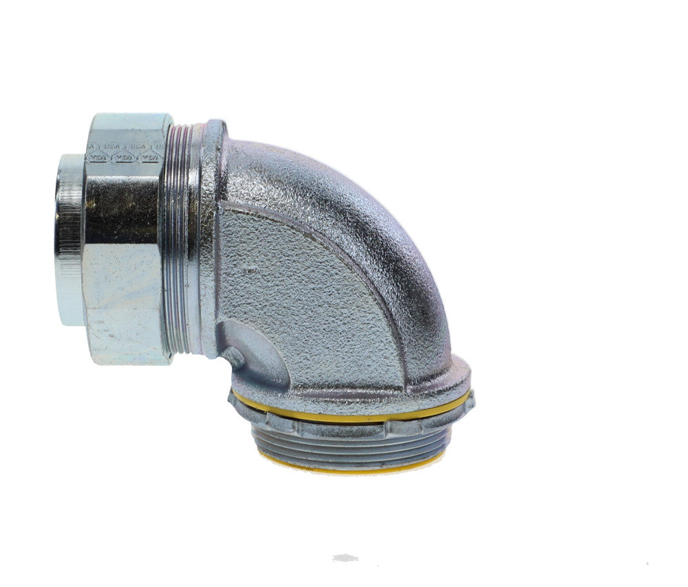 American Fittings STR20090B Liquid Tight 2 Connector Angle with Insulated Throat