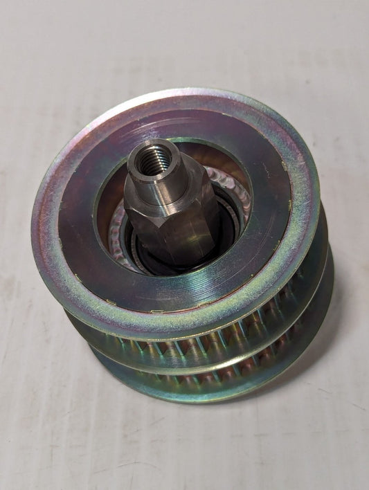 179K340G01 Double Groove Synchronous Timing Belt Pulley w Shaft