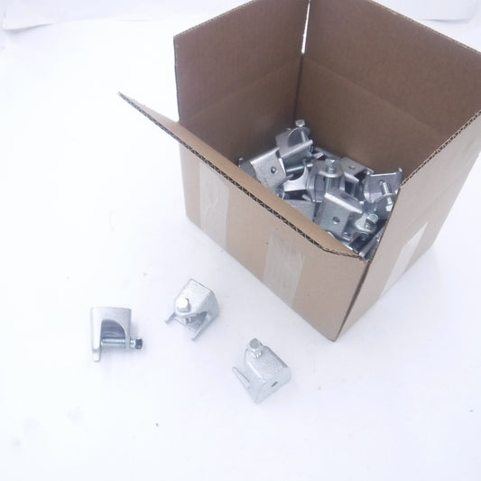 32 Pack SC Beam Clamps 1/2" Rod 1" Jaw Opening 2" Trade Size Electrogalvanized