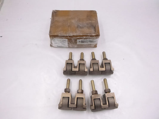 4 Pack Penn Union LDN-100NE Bronze Eyebolt Terminal Copper Conductor 2/0 SOL