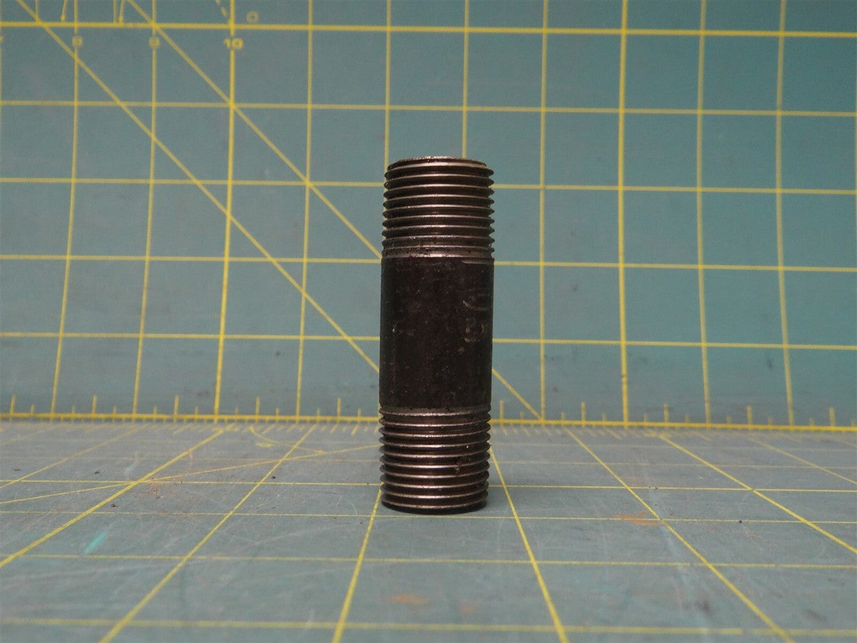 3/4" x 2 1/2" Pipe Fitting Nipple MNPT Steel Tapered Threaded Schedule 40 Welded