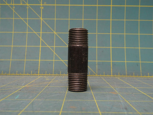 3/4" x 2 1/2" Pipe Fitting Nipple MNPT Steel Tapered Threaded Schedule 40 Welded