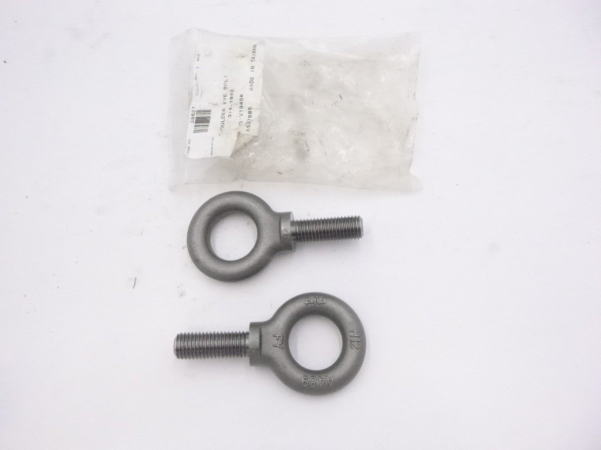 2 Pack Value Collection Fixed Lifting Eye Bolt With Shoulder 5000lb Cap. 3/4-10