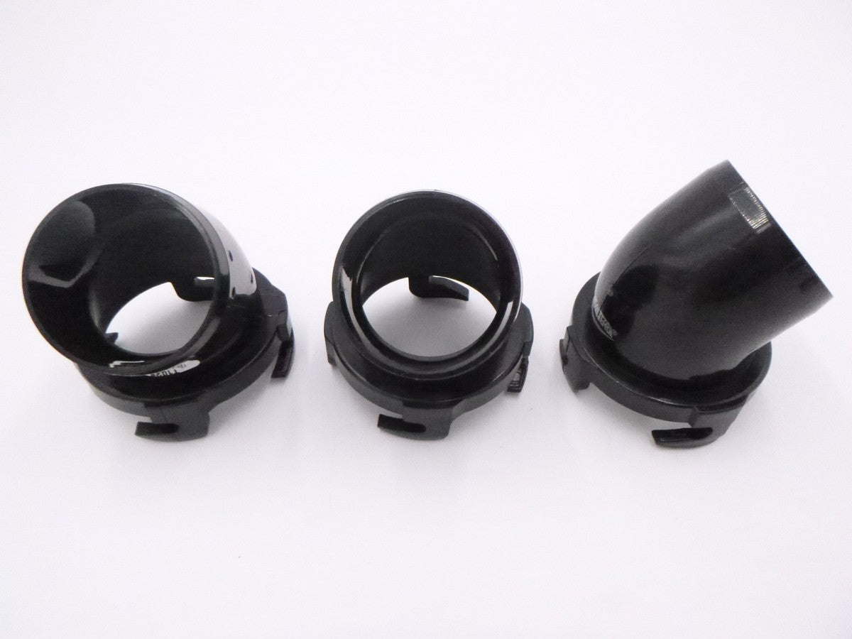 3 Pack Valterra T1025 RV Sewer Hose Hook-Up 45° Adapter 3" Bayonet x 3" Clamp On