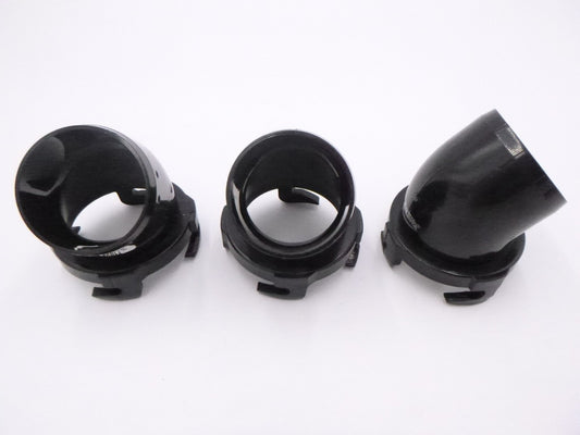 3 Pack Valterra T1025 RV Sewer Hose Hook-Up 45° Adapter 3" Bayonet x 3" Clamp On