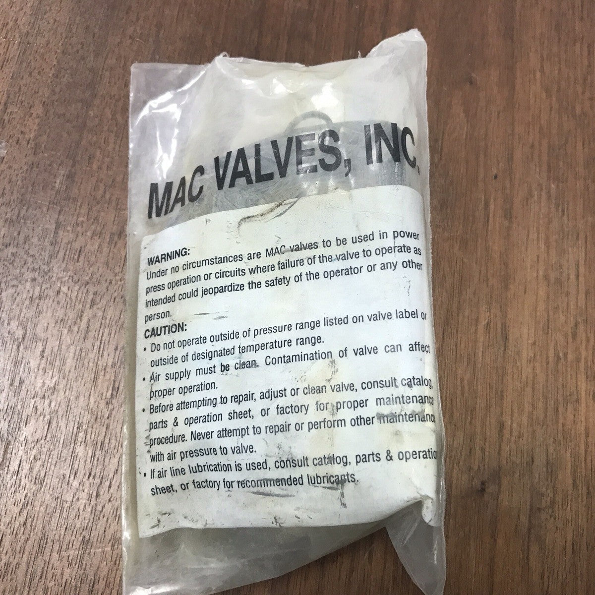 MAC Valves K-00025B VALVE REPAIR KIT * NEW IN FACTORY BAG *
