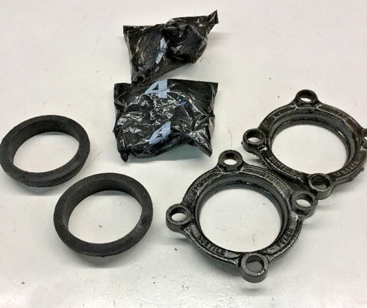 4" Mechanical Joint Ductile Gland Kit W/ Gasket & T-Bolts (2 Pack) / Tyler