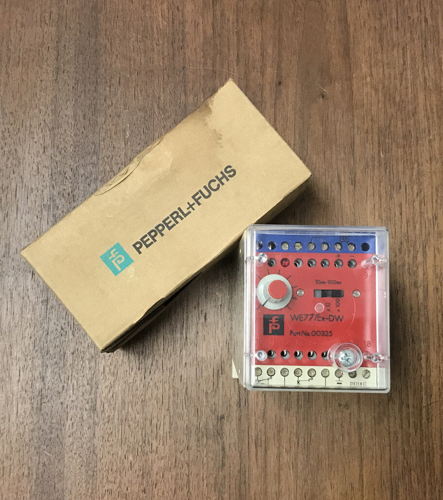 PEPPERL FUCHS WE77/EX-DW PART NO-Ex-79/2043x Safety SWITCH AMPLIFIER 000325