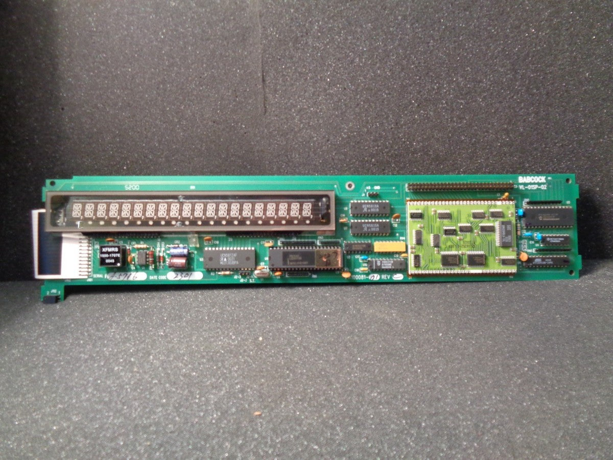 BABCOCK VL-01SP-02 DISPLAY PCB CIRCUIT BOARD REV C
