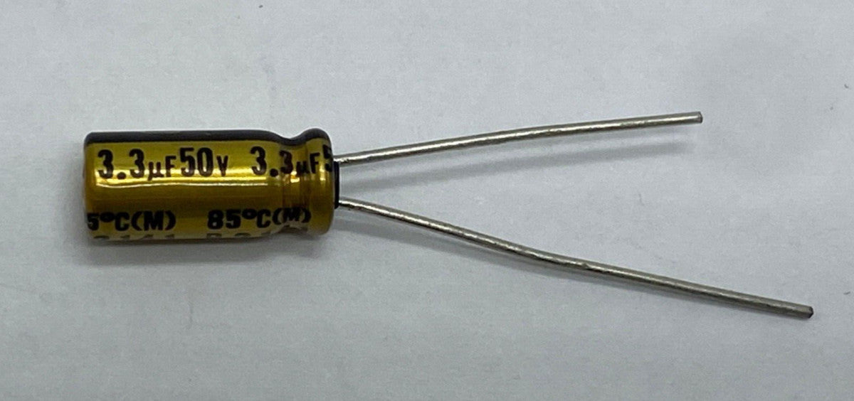 Nichicon UFG1H3R3MDM Fine Gold polarized electrolytic capacitor 3.3uf/50v