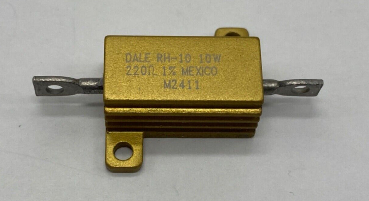 Vishay Dale wire wound resistor chassis mount RH010220R0FC02, 10 watt 220 ohm