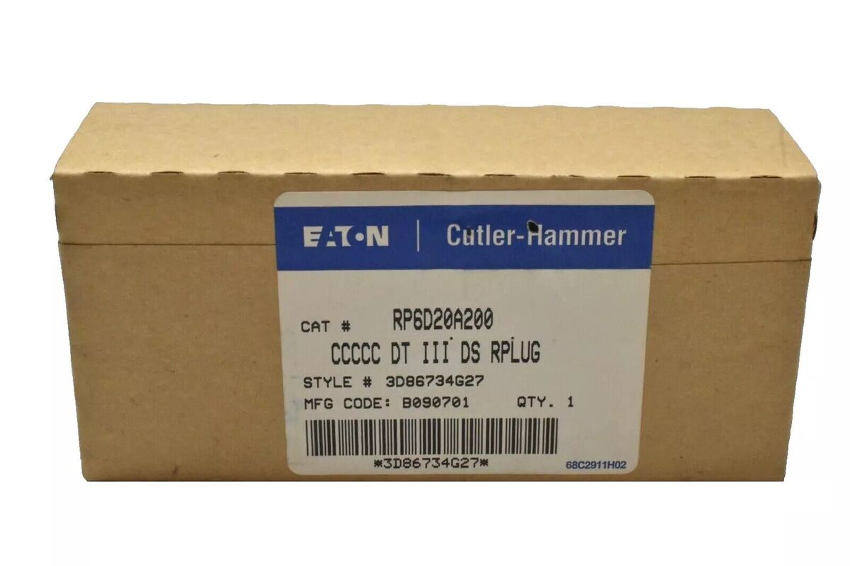 Eaton Cutler-Hammer RP6D20A200 Digitrip RMS Rating Plug 2000 Amp 3D86734G27