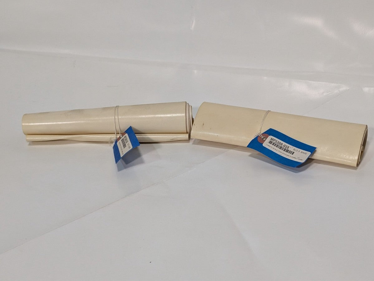 (2) Yamato Scale 17245 Solid White Conveyor Belt 910 x 194 mm Dorner MP3308-035