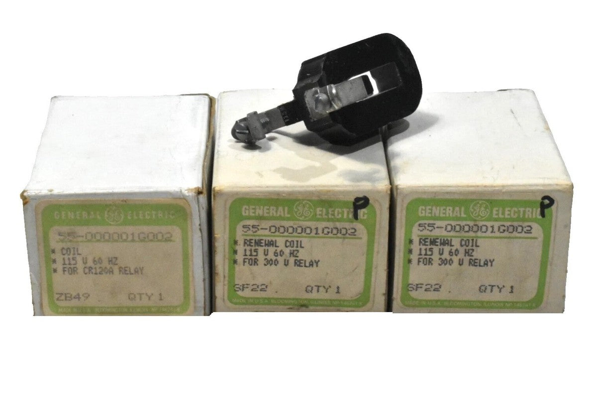 [Lot of 3] GE General Electric 55-000001G002 Renewal Coil NOS