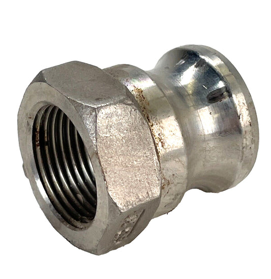075-A-SS 3/4" FNPT x Male Cam & Groove Stainless Steel Camlock Fitting