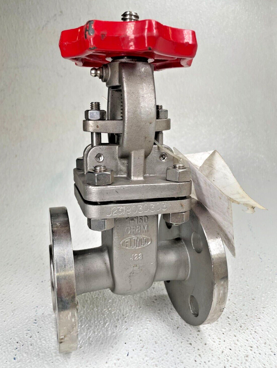 ALOYCO Fig: 117S Stainless Steel CF8M Gate Valve 1" Class 150 RF Flanged End