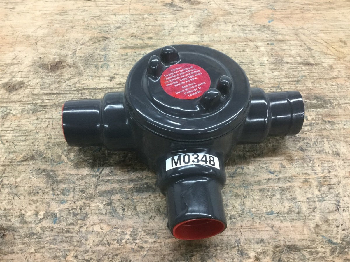 PLASTIBOND PRGUAT47 1-1/4" PVC Coated GUAT Body W/ Alum Cover Conduit Fitting