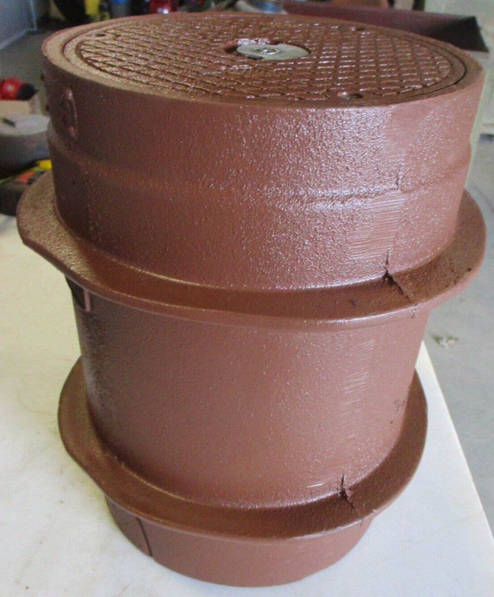 SMITH 4880 Floor Access Cover Round Flanged Housing w/ Heavy Duty CI Cover