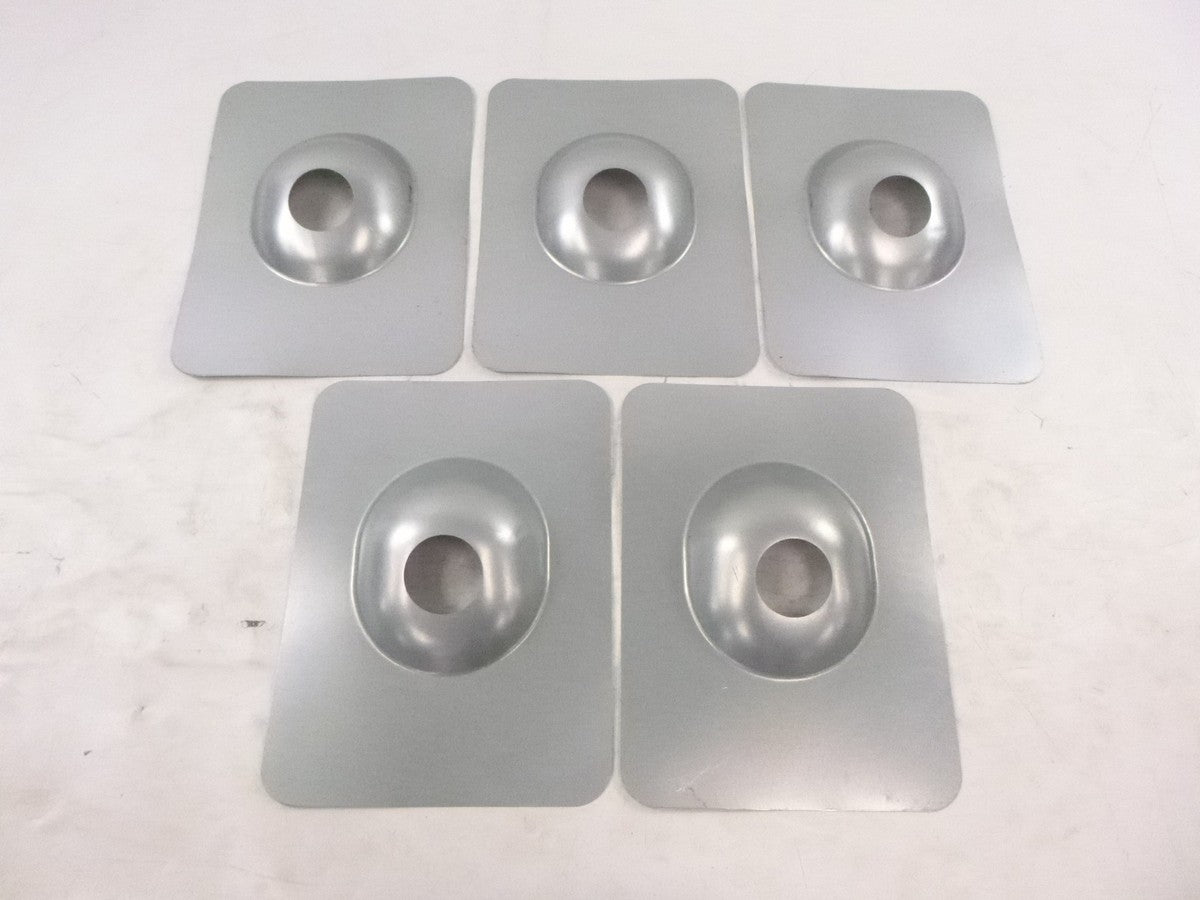 5 Pack No-Calk Galvanized Steel Vent Pipe Roof Flashing 10-3/4" x 14" SEE DESC